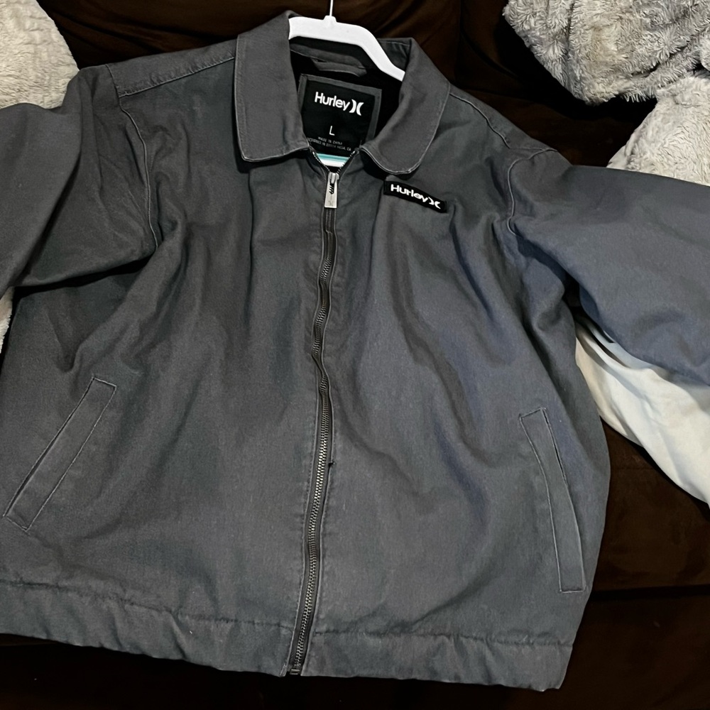 Hurley Thorington Gray Zip-Up Jacket